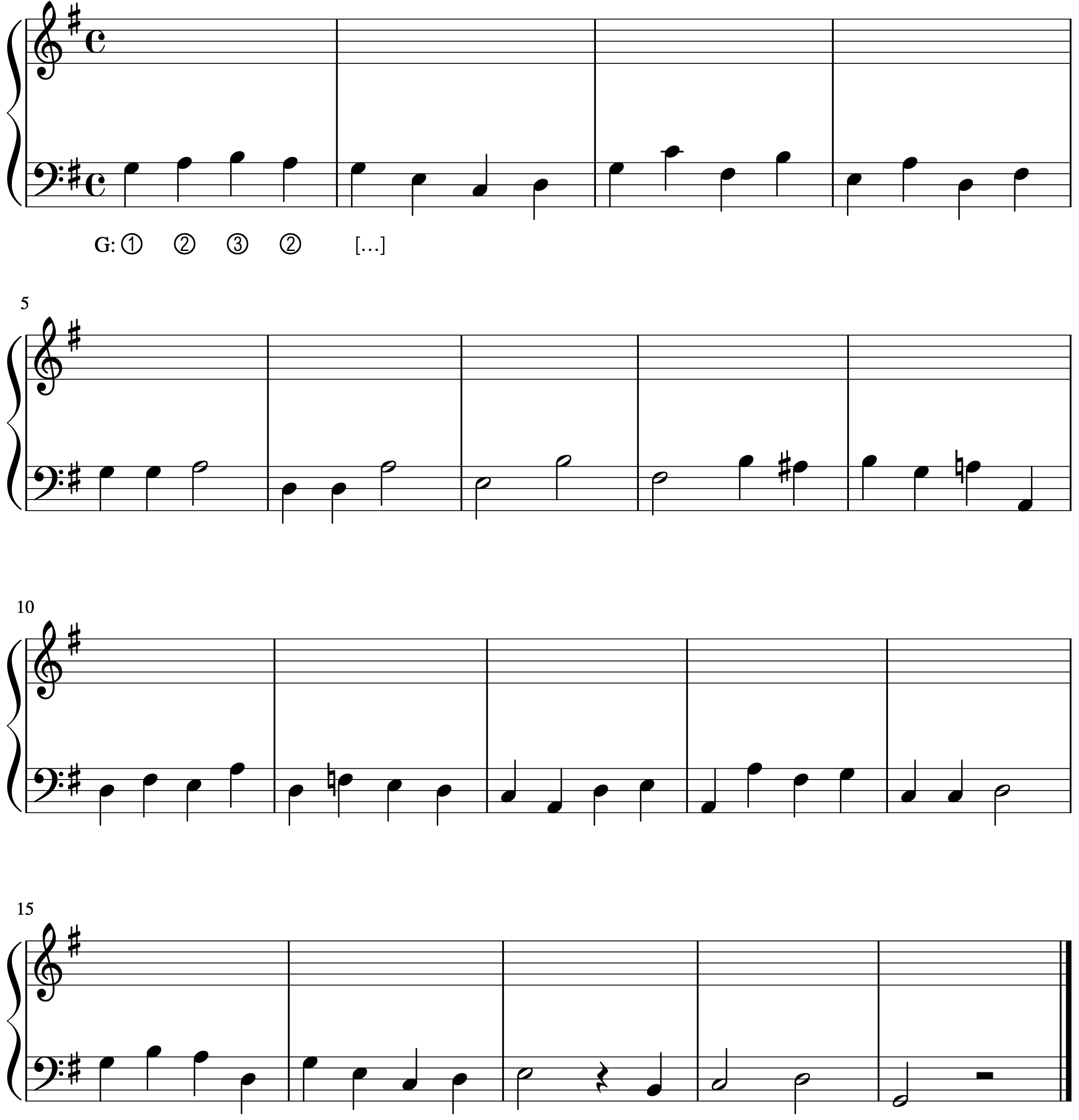 Quintanstieg-Übung